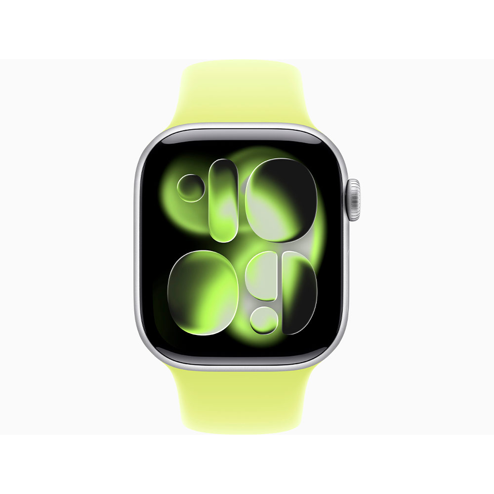 Умные часы Apple Watch S11 42mm Silver Neon Yellow S/M (US)