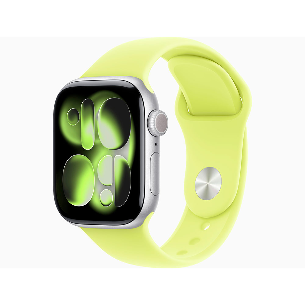 Умные часы Apple Watch S11 42mm Silver Neon Yellow S/M (US)