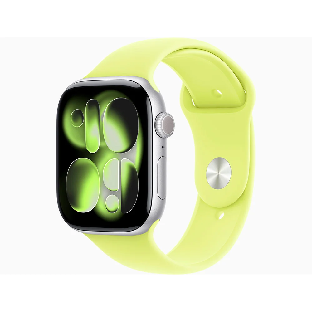 Умные часы Apple Watch S11 46mm Silver Neon Yellow S/M (US)