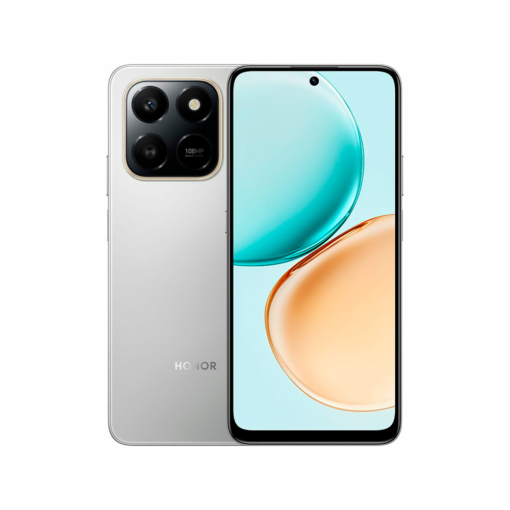 Смартфон Honor X7D 8/256Gb Silver (Серебряный) RU