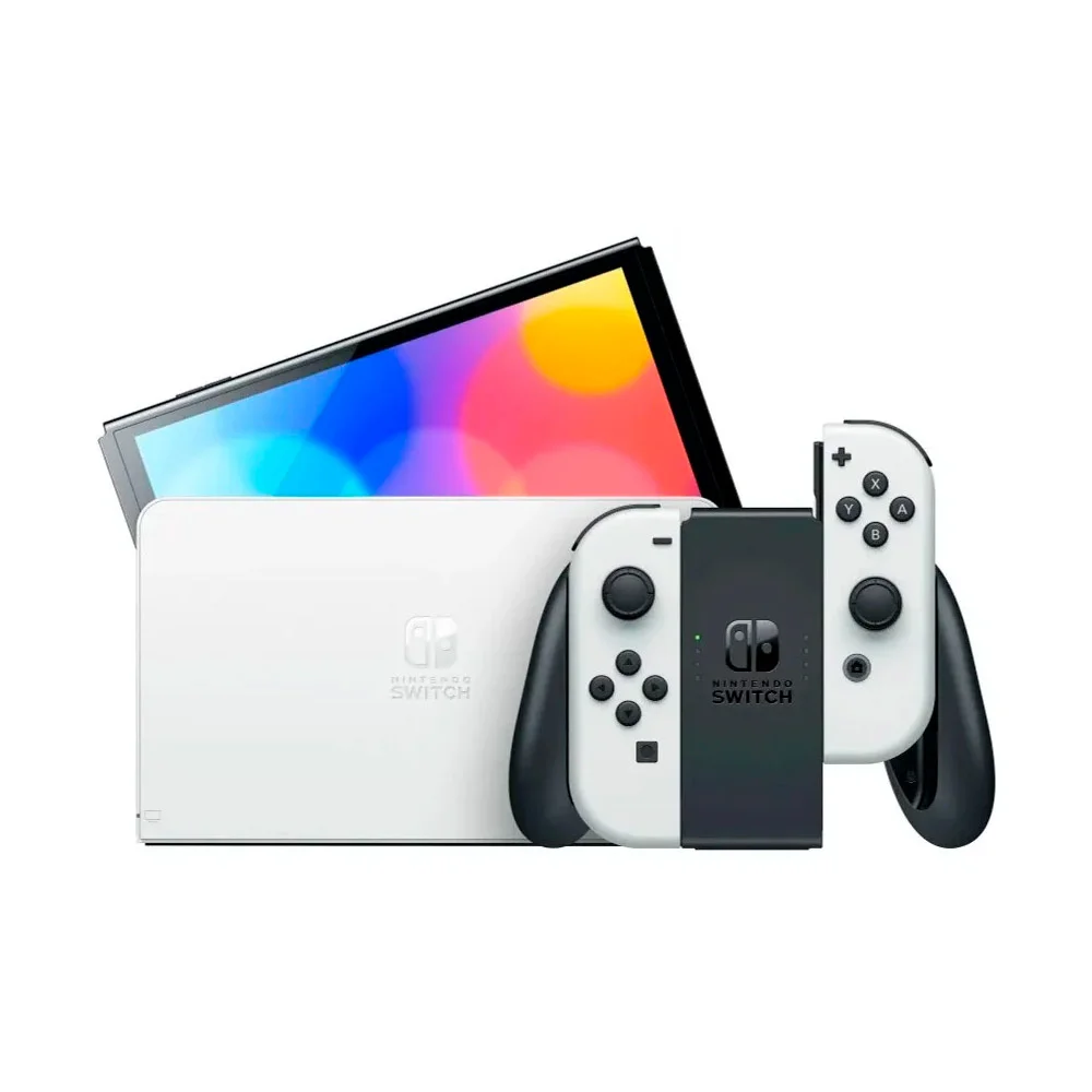 Купить Игровая консоль Nintendo Switch OLED White (Белый) Игровая консоль Nintendo Switch OLED White (Белый)