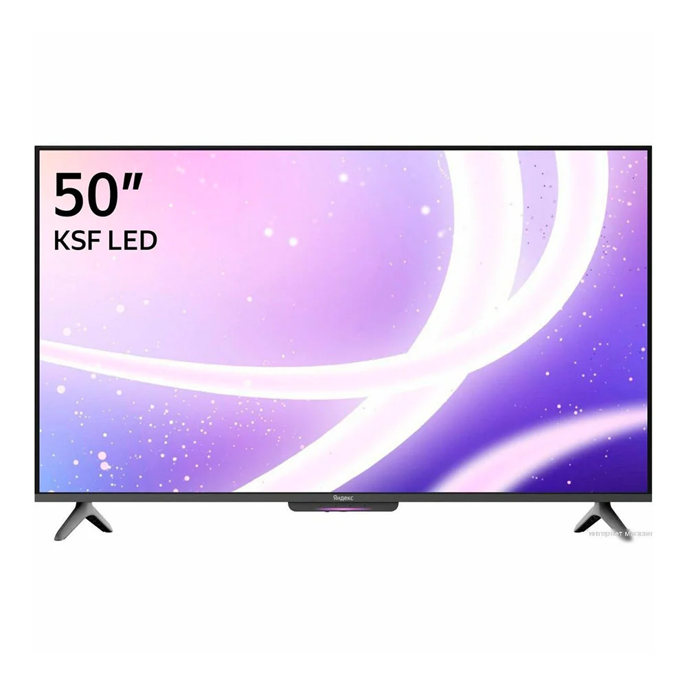 Телевизор 50" Яндекс ТВ Станция Бейсик с Алисой YNDX-00075 (4K UHD 3840x2160, Smart TV) Черный