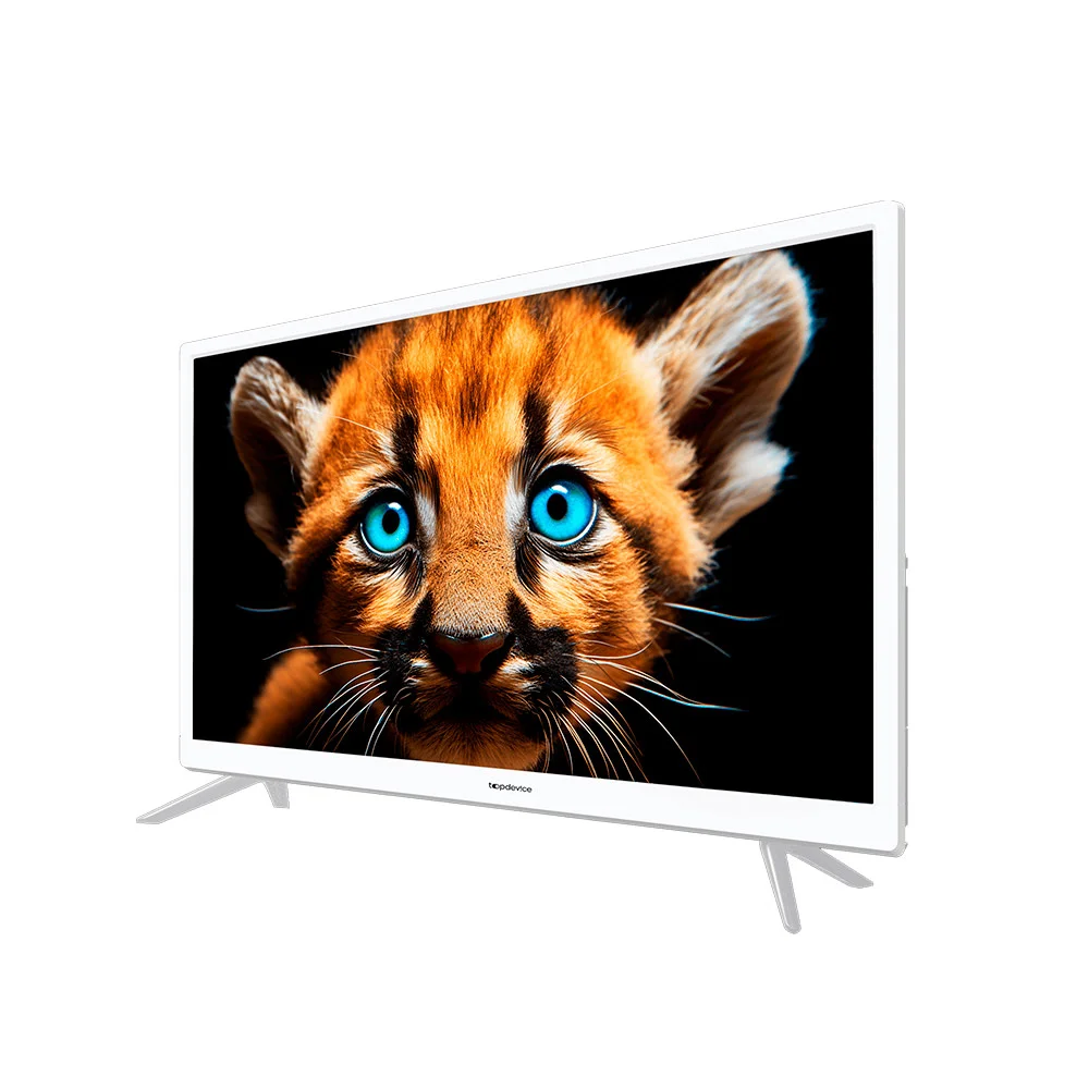 Телевизор 24" Topdevice TDTV24BS02H_WE (HD 1366x768, Smart TV) Белый