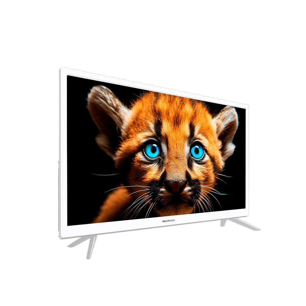 Телевизор 24" Topdevice TDTV24BS02H_WE (HD 1366x768, Smart TV) Белый