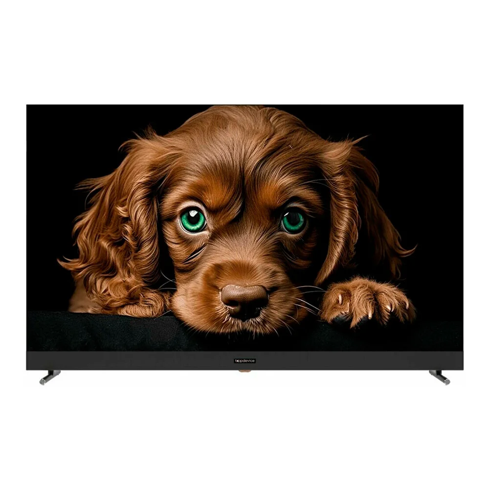 Телевизор 55" Topdevice TDTV55DQ08U_BK (4K 3840x2160, Smart TV) Черный