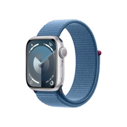 Умные часы Apple Watch S9 45mm Silver Winter Blue Loop (US)