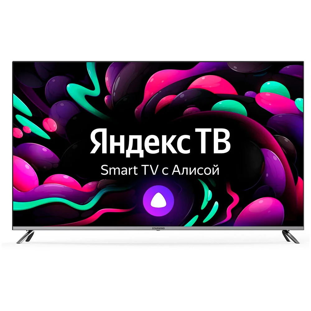 Телевизор 58" Starwind SW-LED58UG401 (4K UHD 3840x2160, Smart TV) Стальной