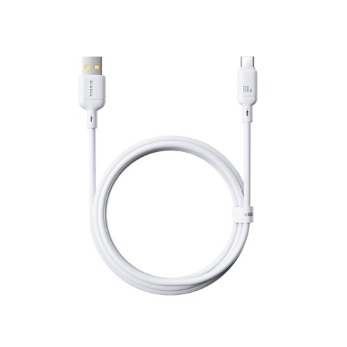 Кабель Baseus Silky Series USB to Type-C (100W, 2м) (P10377703213-01) Белый