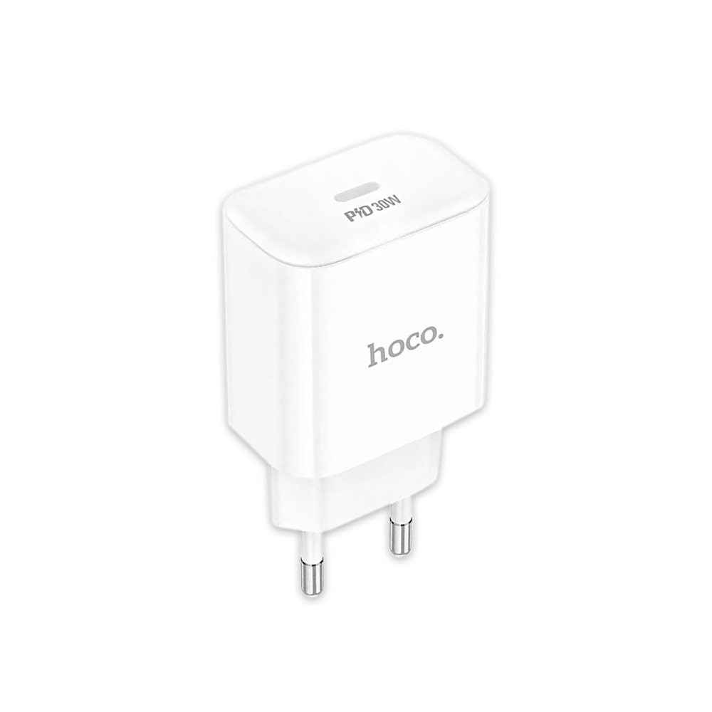Сетевая зарядка HOCO (C76A Pro) (PD 30W) Белый