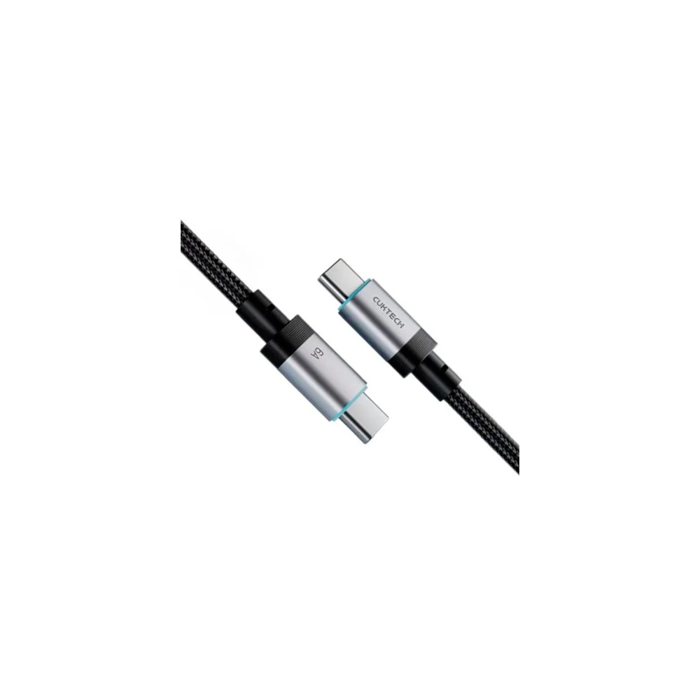Купить Кабель Cuktech Type-C to Type-C Magnetic Ports (CTC615S) (6A, 240W, 0.15м) Черный Кабель Cuktech Type-C to Type-C Magnetic Ports (CTC615S) (6A, 240W, 0.15м) Черный