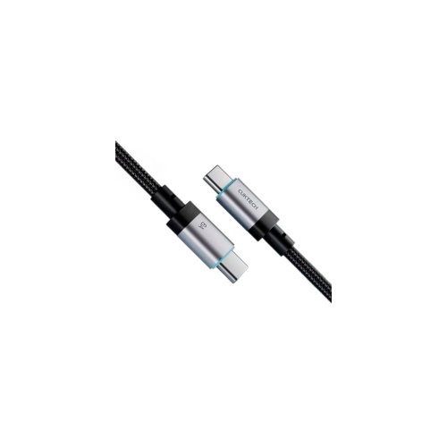 Кабель Cuktech Type-C to Type-C Magnetic Ports (CTC615S) (6A, 240W, 0.15м) Черный