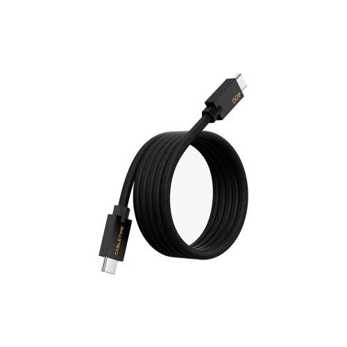 Купить Кабель CABLETIME USB-C to USB-C магнитный (240W, 40Gbps, 8K, 1м) (CU4BH) Черный Кабель CABLETIME USB-C to USB-C магнитный (240W, 40Gbps, 8K, 1м) (CU4BH) Черный