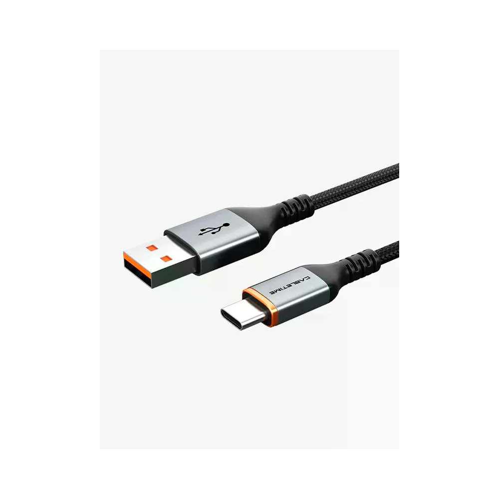 

Кабель CABLETIME USB‑A to USB‑C (12В/5A, 1м) (CA50H) Черный, CA50H