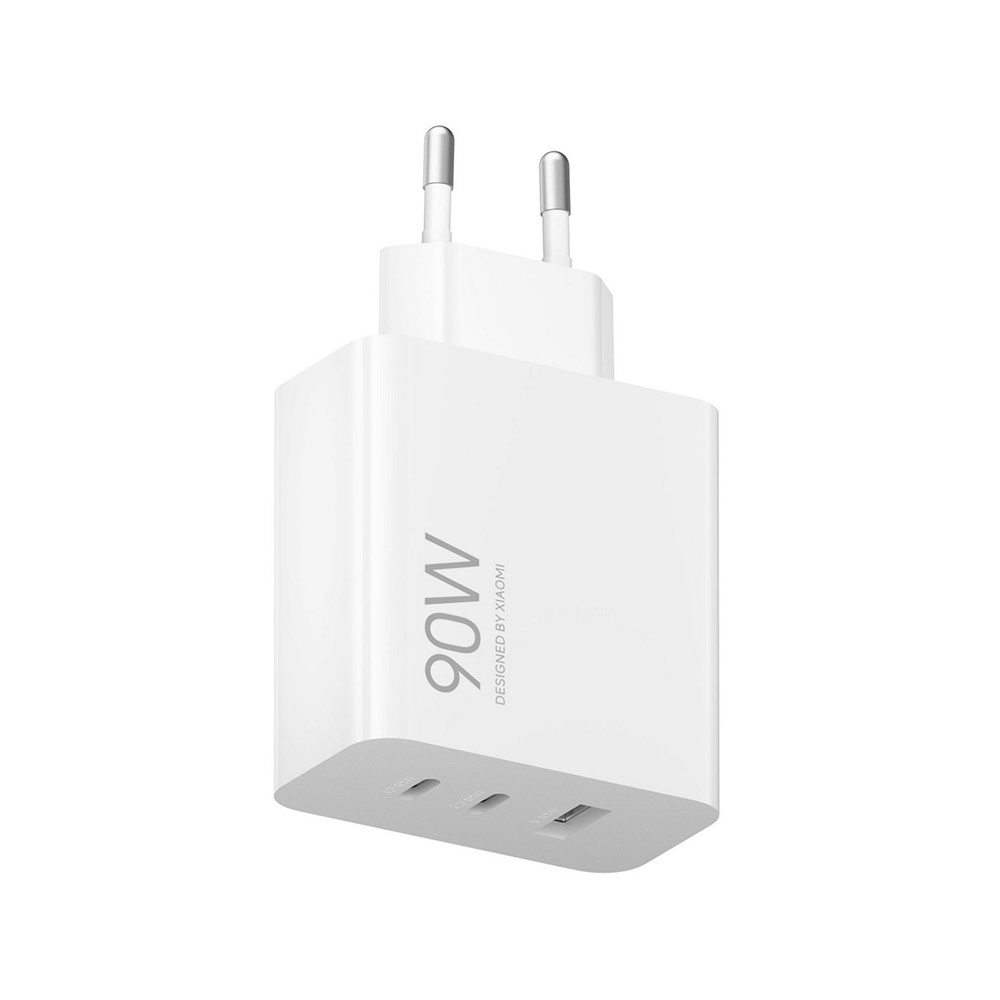 Сетевая зарядка Xiaomi 90W HyperCharge 3-port (TypeA+2TypeC) (MDY-19-EK)