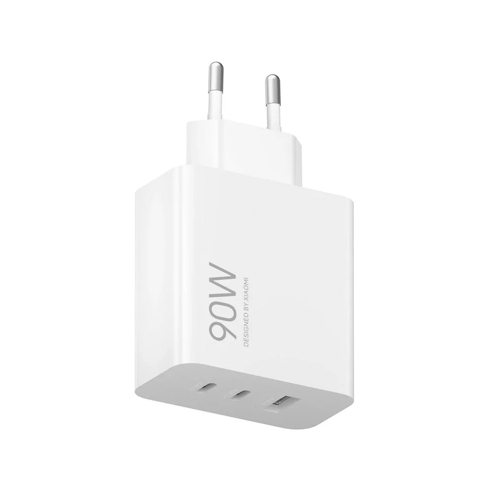 Сетевая зарядка Xiaomi 90W HyperCharge 3-port (TypeA+2TypeC) (MDY-19-EK)