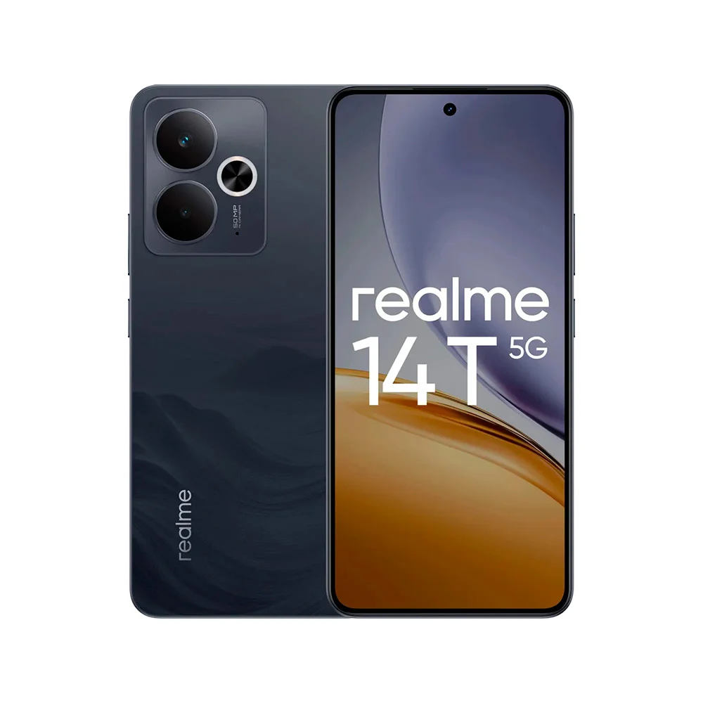 Смартфон Realme 14T 5G 8/256Gb Obsidian Black (Черный) RU