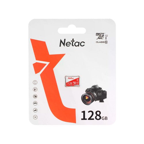 Карта памяти Netac 128Gb SDXC Class 10 (NT02P500ECO-128G-S)