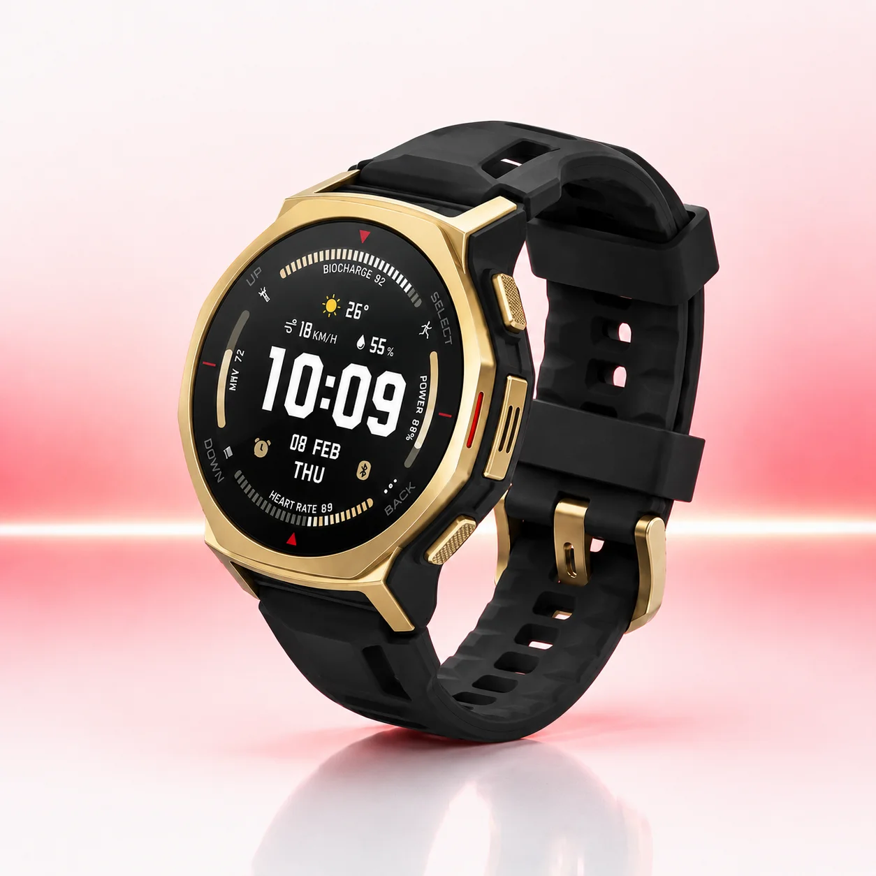 Умные часы Amazfit T-Rex 3 Pro 44mm Black Gold