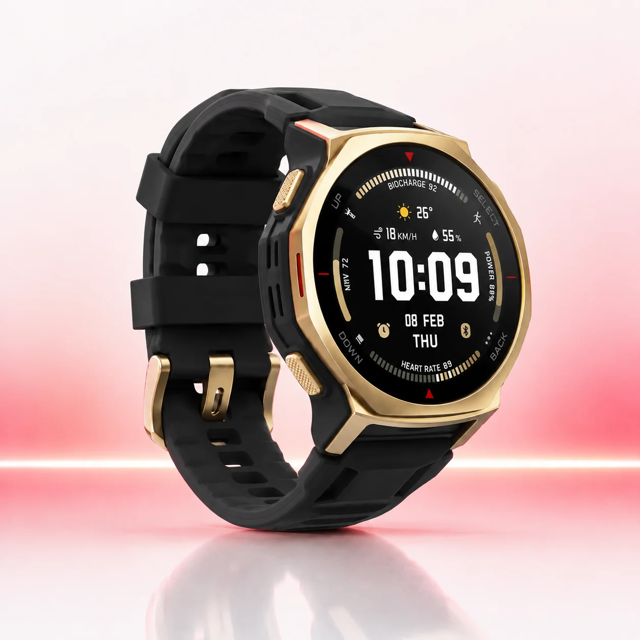 Умные часы Amazfit T-Rex 3 Pro 44mm Black Gold