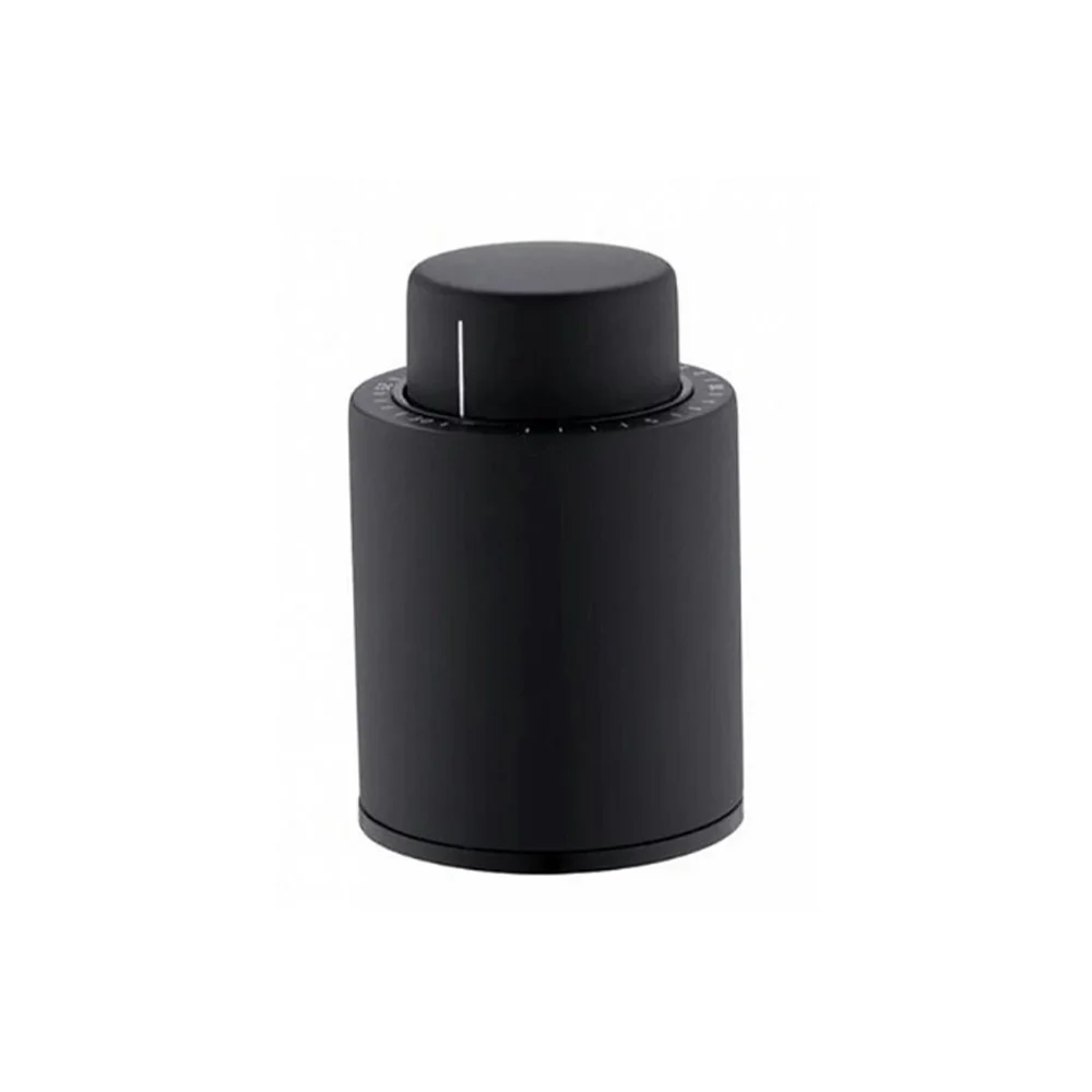 Вакуумная пробка для красного вина Vacuum Wine Stopper Huohou Черный