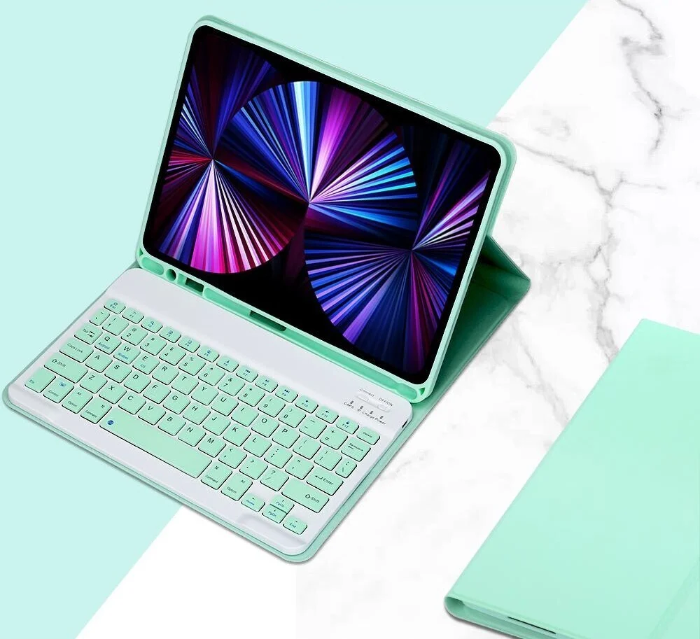 Чехол для планшета с клавиатурой Xiaomi Pad 6 Мятный
