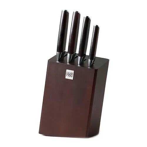 Купить Набор ножей с подставкой 5 в 1 HuoHou Fire Waiting Steel Knife Set (HU0033) Набор ножей с подставкой 5 в 1 HuoHou Fire Waiting Steel Knife Set (HU0033)