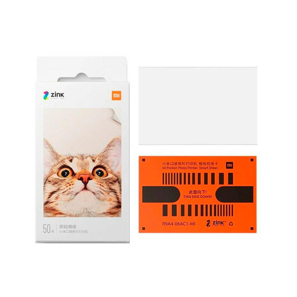 Фотобумага Mijia AR ZINK Portable Photo Printer Paper XMZPXZHT03 (50 штук в упаковке)