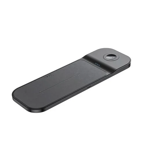 Купить Беспроводное зарядное устройство HOCO CQ5 Step 3-in-1 (iWatch) Черный Беспроводное зарядное устройство HOCO CQ5 Step 3-in-1 (iWatch) Черный