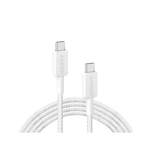 Кабель Anker 322 Type-C to Type-C (3ft Braided) Белый