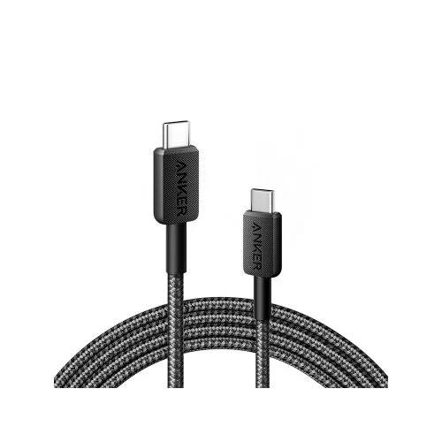 Кабель Anker 322 Type-C to Type-C (3ft Braided) Черный