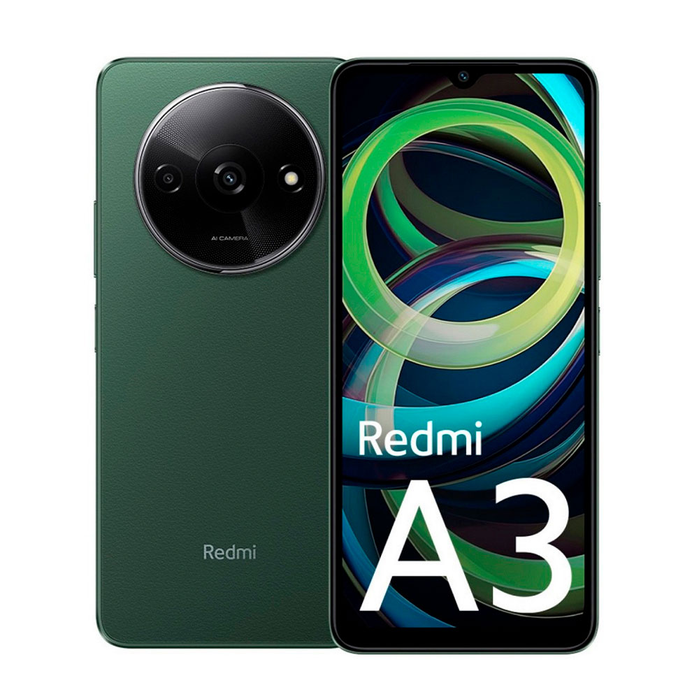 Смартфон Xiaomi Redmi A3 3/64Gb Green (Зеленый) RU t8662 - фото 1