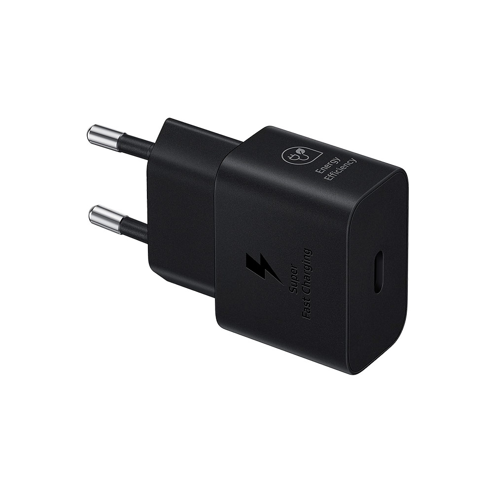 Сетевая зарядка Samsung (EP-T2510) 25W Черный + кабель Type-C