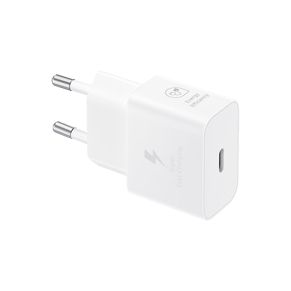 Сетевая зарядка Samsung (EP-T2510) 25W Белый + кабель Type-C