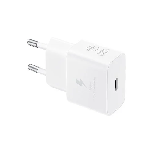 Сетевая зарядка Samsung (EP-T2510) 25W Белый + кабель Type-C