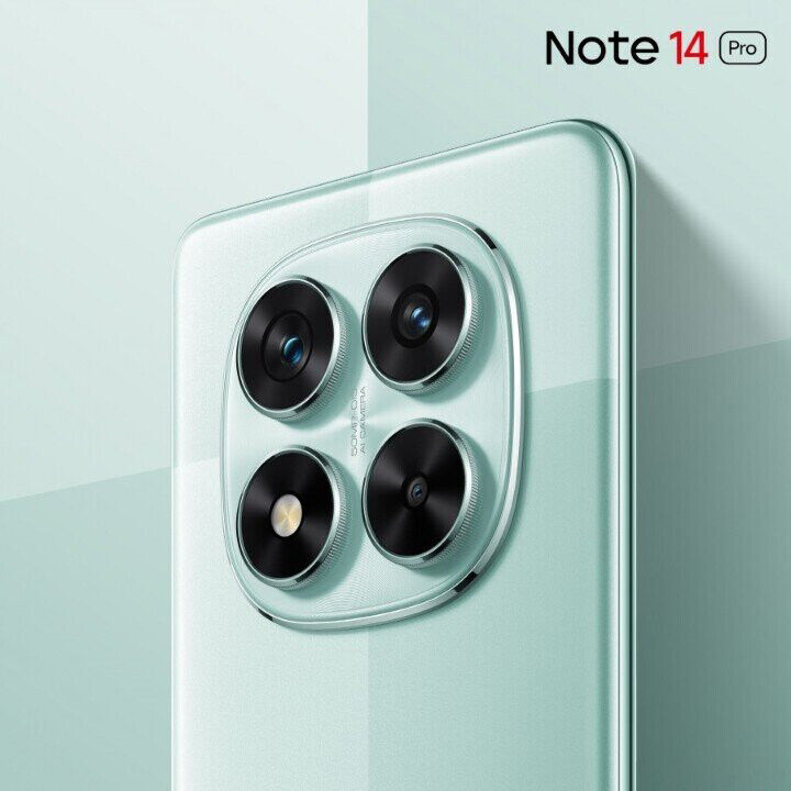 Смартфон Xiaomi Redmi Note 14 Pro 5G 8/256Gb Coral Green (Зеленый) EU