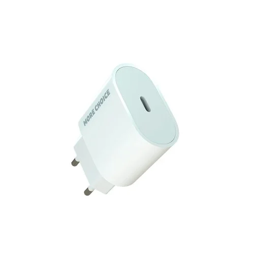 Купить Сетевая зарядка More Сhoice (NC65) (3A, PD, 25W) Белый Сетевая зарядка More Сhoice (NC65) (3A, PD, 25W) Белый