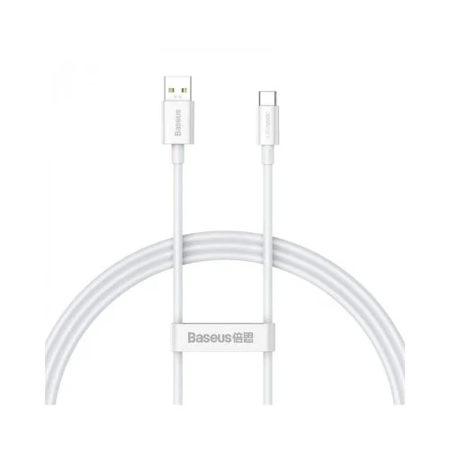Купить Кабель Baseus Superior Series (SUPERVOOC) Fast USB to Type-C (65W, 1м) (CAYS000902) Белый Кабель Baseus Superior Series (SUPERVOOC) Fast USB to Type-C (65W, 1м) (CAYS000902) Белый