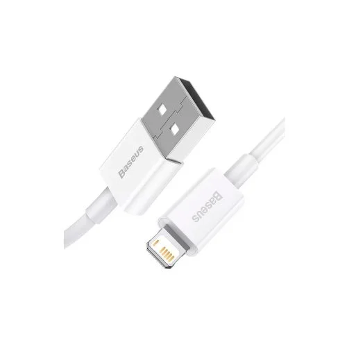 Кабель Baseus Fast Charging Data Cable USB to Lightning (PD, 2.4A, 2м) (CALYS-C02) Белый