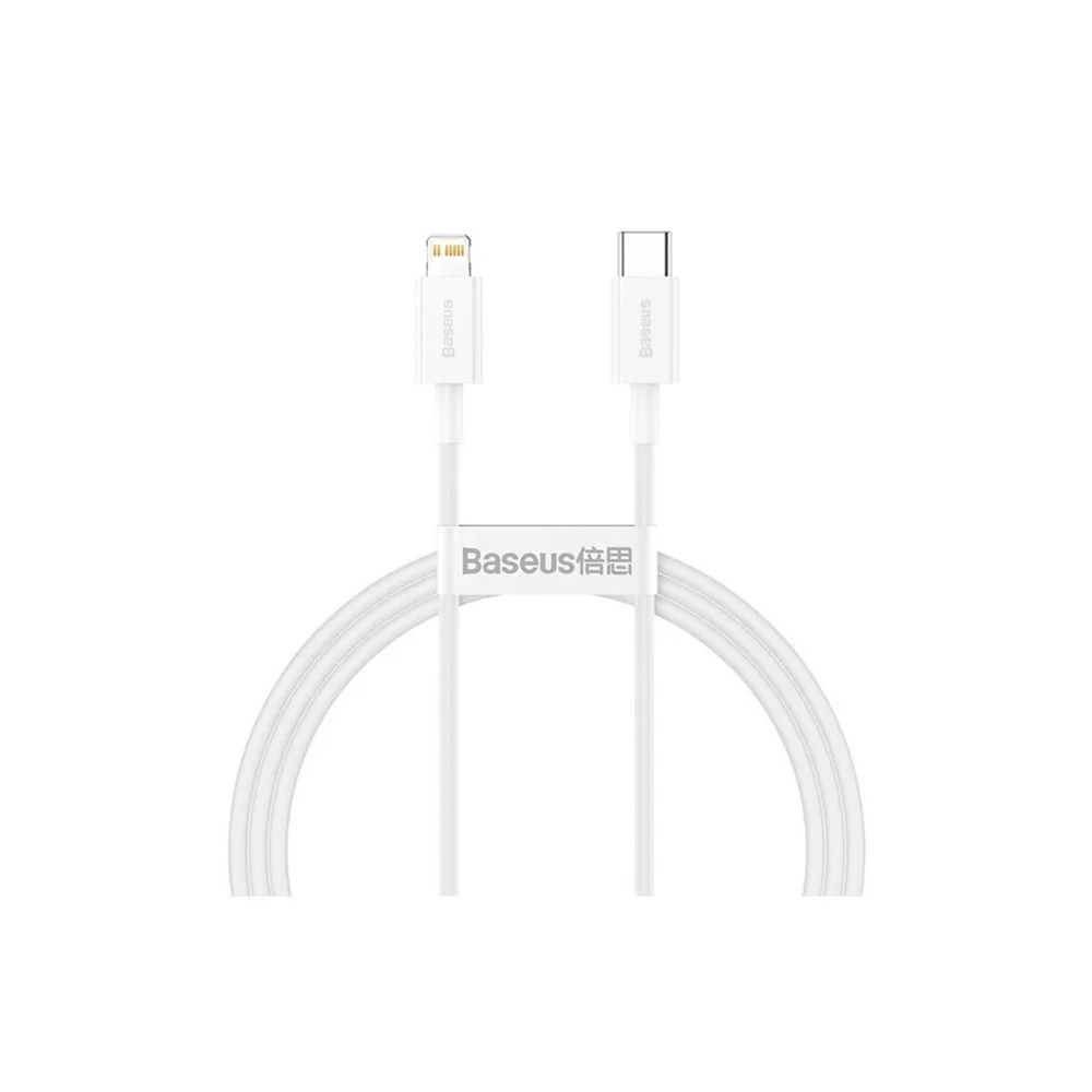 Кабель Baseus Superior Series Fast Type-C to Lightning (PD, 20W, 2м) (CATLYS-C02) Белый