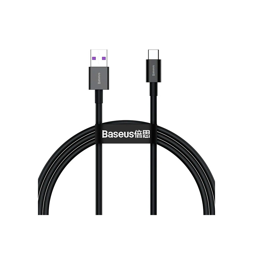 Кабель Baseus Superior Series USB to Type-C (66W, 2м) (CATYS-A01) Черный