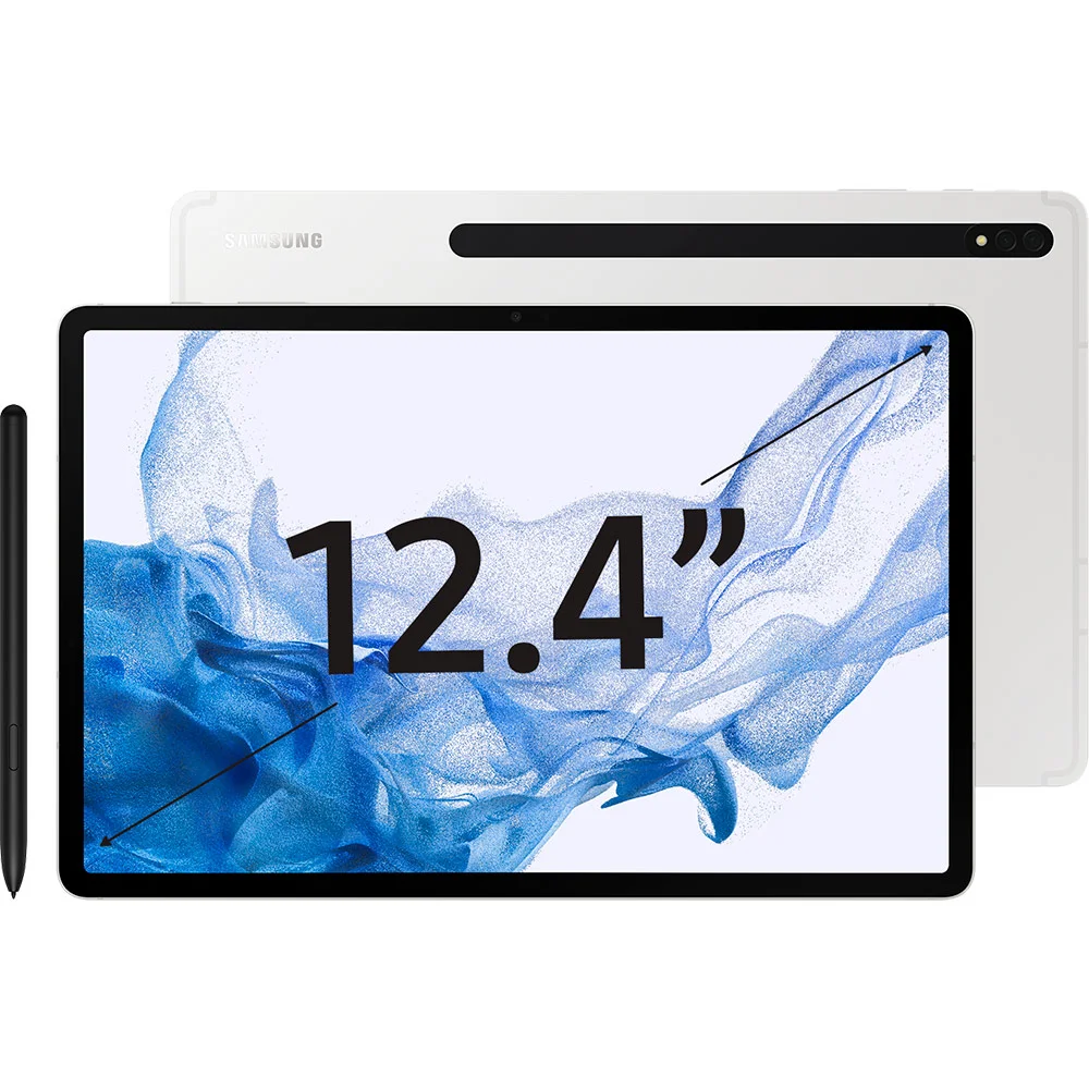 Планшет Samsung Galaxy Tab S8+ 5G 8/128Gb (SM-X806B) Silver (Серебристый)