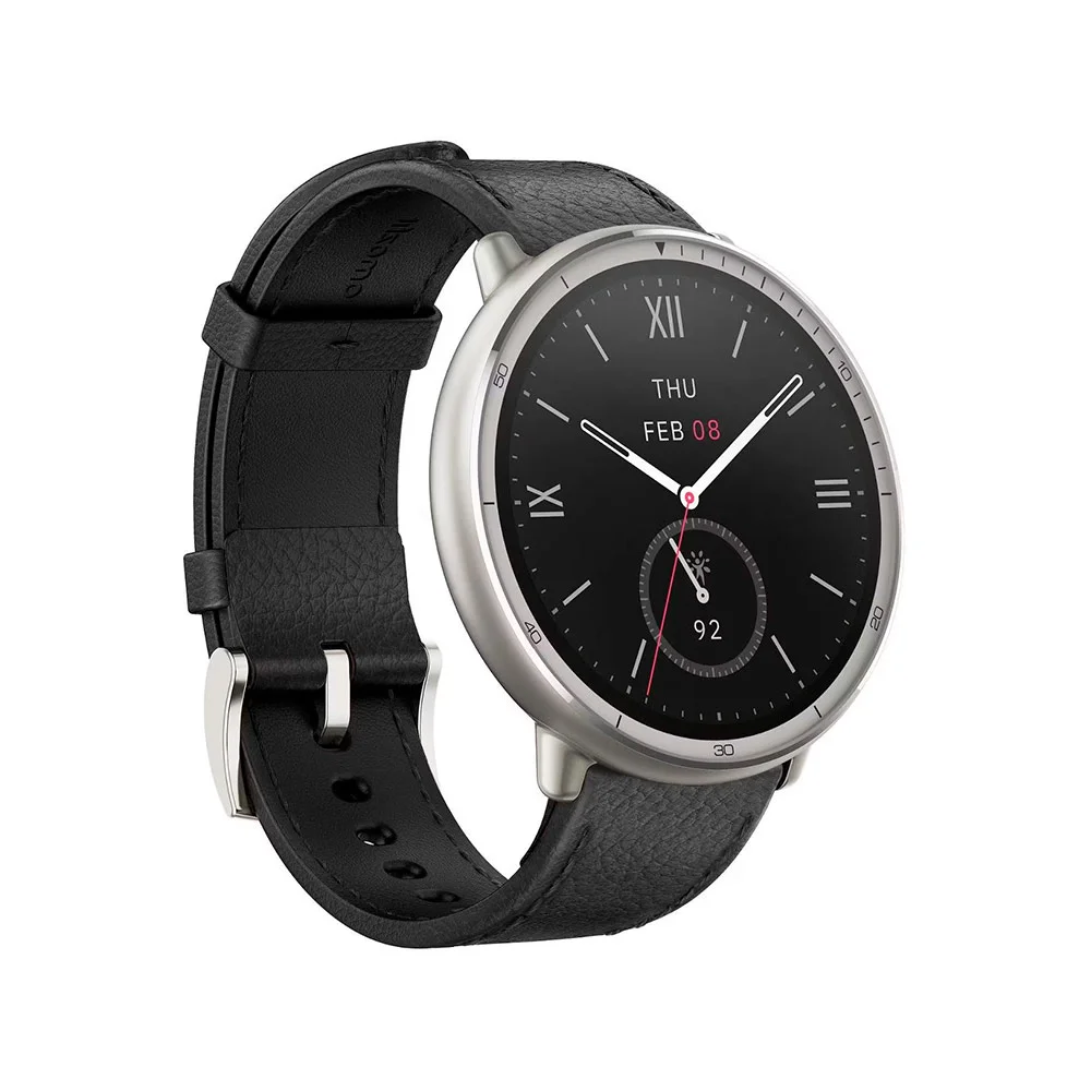 Купить Умные часы Amazfit Active 2 Premium Leather Black (Черный) Умные часы Amazfit Active 2 Premium Leather Black (Черный)