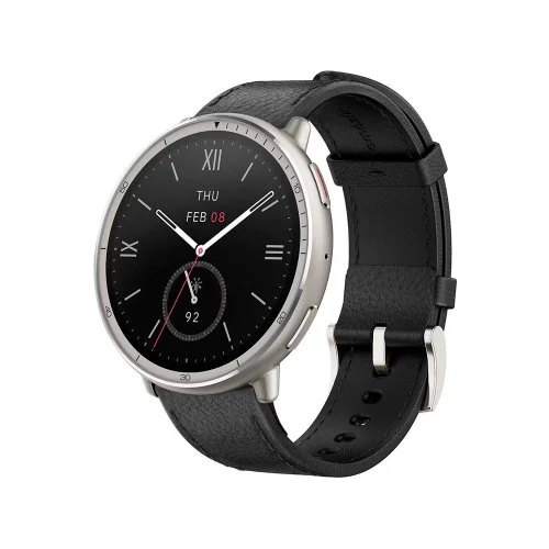 Купить Умные часы Amazfit Active 2 Premium Leather Black (Черный) Умные часы Amazfit Active 2 Premium Leather Black (Черный)