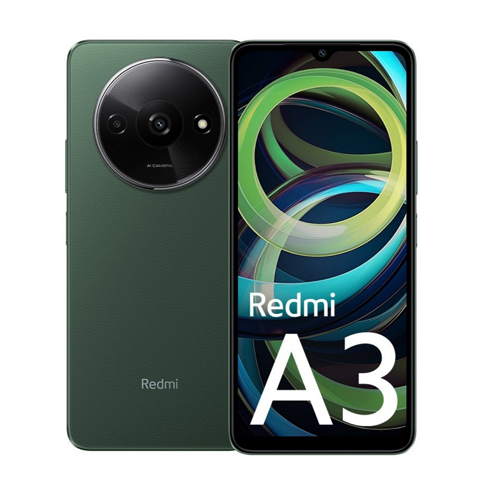 Смартфон Xiaomi Redmi A3 4/128Gb Green (Зеленый) RU t8561 - фото 1