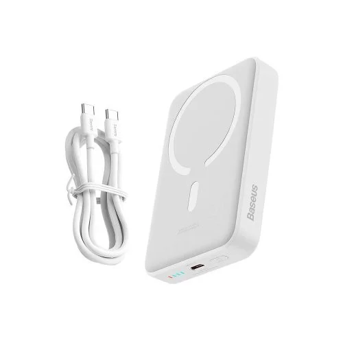 Внешний аккумулятор Baseus Magnetic Mini Wireless 10000mAh 30W (PPCX110202) Белый