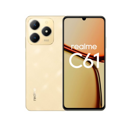 Смартфон Realme C61 6/128Gb Sparkle Gold (Золотой) RU