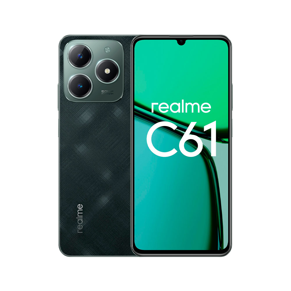 Смартфон Realme C61 6/128Gb Dark Green (Зеленый) RU