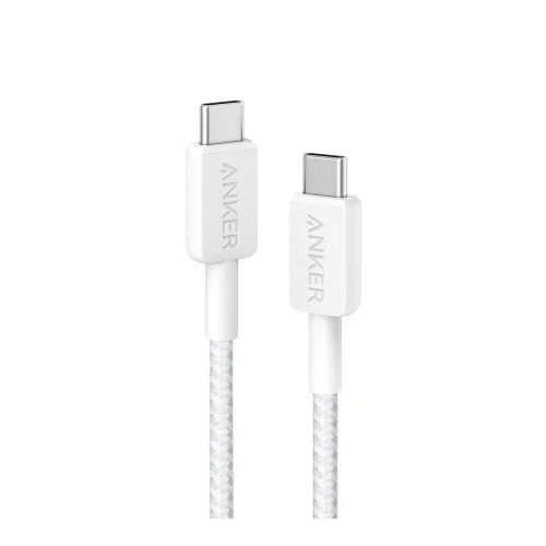 Купить Кабель Anker 322 Type-C Type-C (A81F6) (6ft Braided) Белый Кабель Anker 322 Type-C Type-C (A81F6) (6ft Braided) Белый