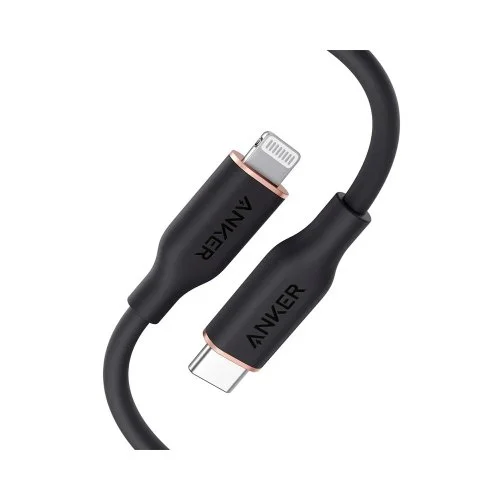 Купить Кабель Anker PowerLine ||| Flow Type-C to Lightning (A8662P21) Черный Кабель Anker PowerLine ||| Flow Type-C to Lightning (A8662P21) Черный