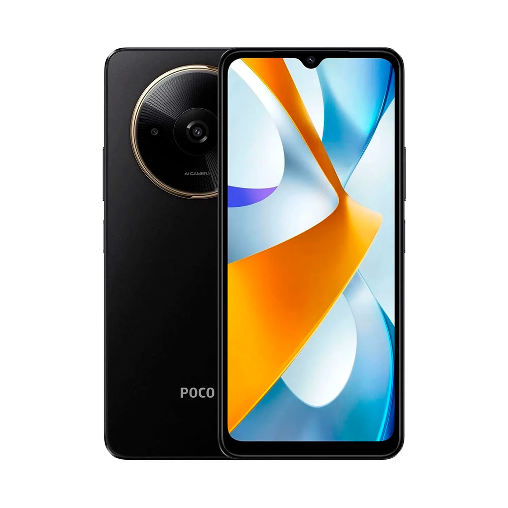 Смартфон Xiaomi Poco C61 3/64Gb Black (Черный) RU